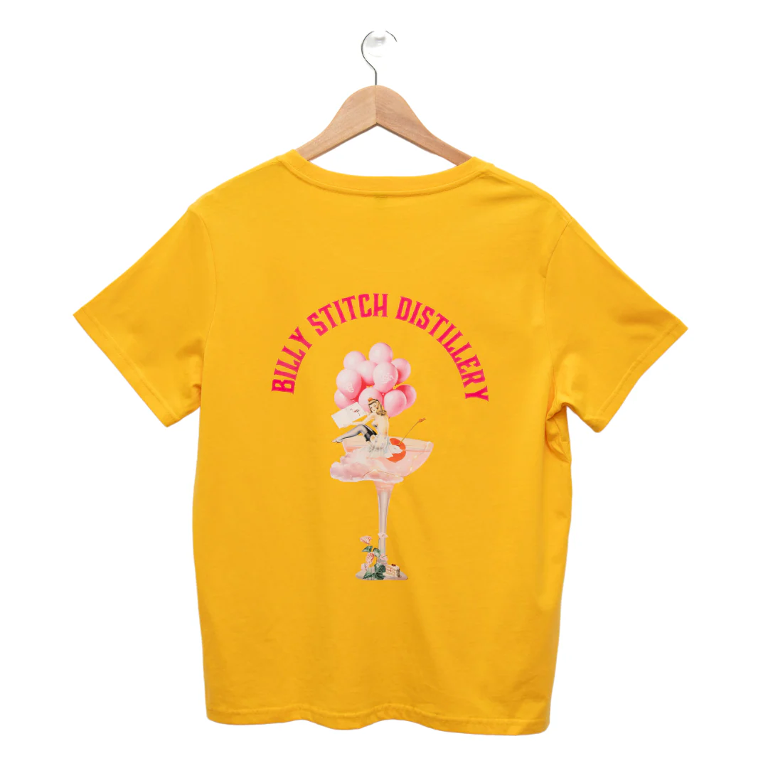 Billy Stitch T-Shirt Sunshine Yellow - Image 4